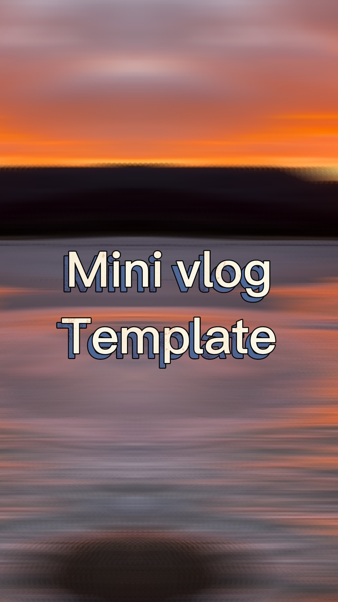 capcut template cover