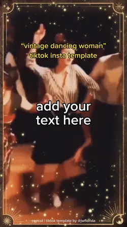 retro dancing woman