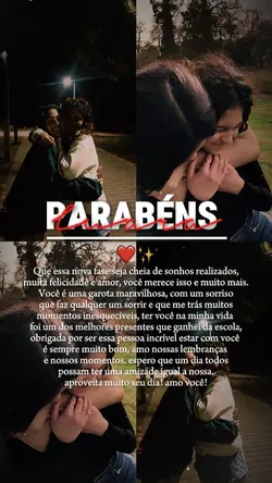 parabéns amiga