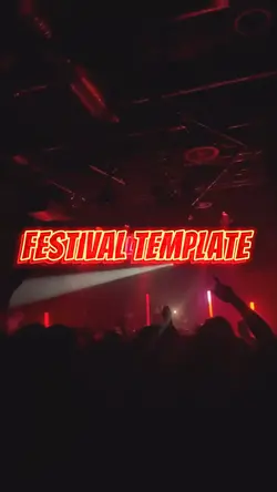 Festival Template 🎪