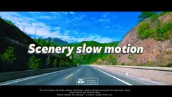 Scenery slow motio