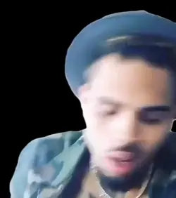 Chris Brown on black