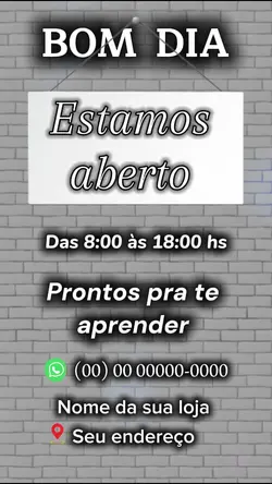 Loja aberta