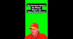 Entrance Speech 