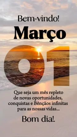 Bem-vindo Março