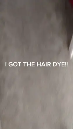 I GOT THE HAIR DYE!!