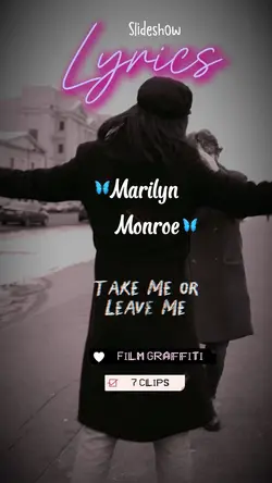 Lyrics MarilynMonroe