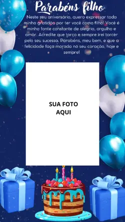 Parabéns filho
