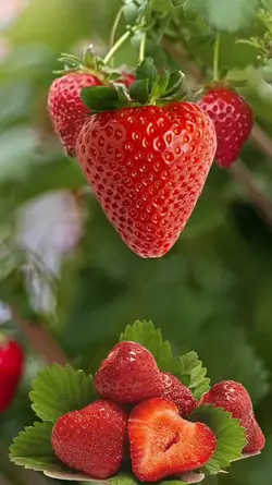 Falling Strawberry