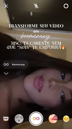 Vídeo em boomerang🔥