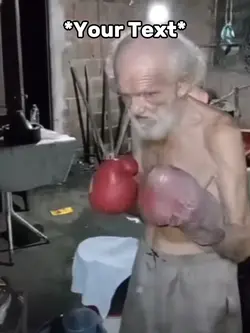 Old Man Fighting