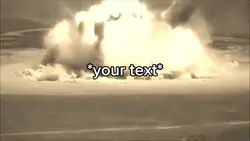 Explosion meme