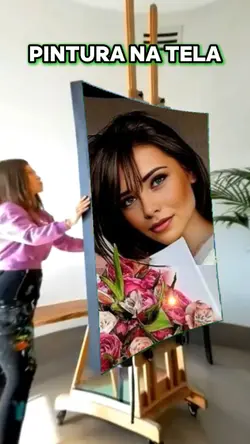 pintura na tela