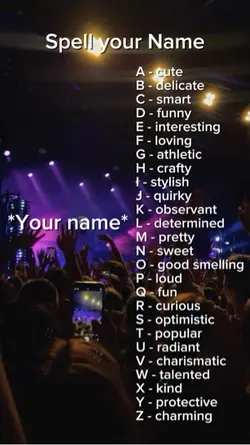 Spell ur name