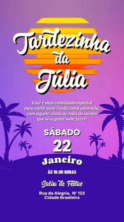 CONVITE TARDEZINHA