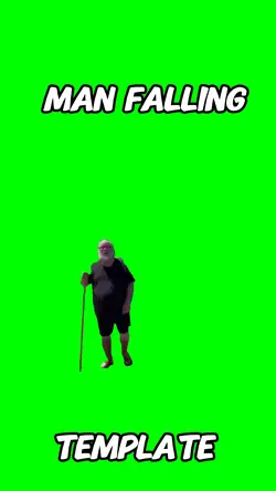 Man falling 