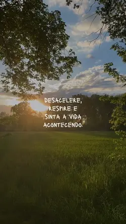 Desacelere e Respire
