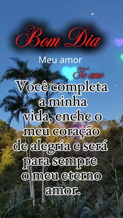 bom dia meu amor