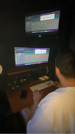 Studio with the bro 
