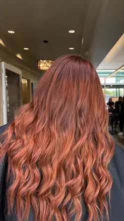 Red hair transition