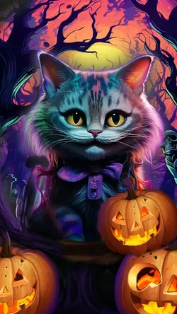 Halloween cat