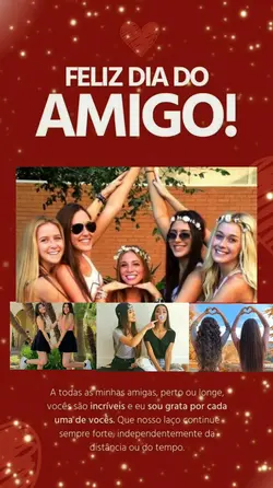 feliz dia do amigos