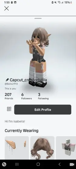 my roblox account