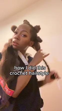My crochet hairstyl