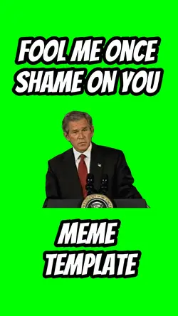 Fool me once 