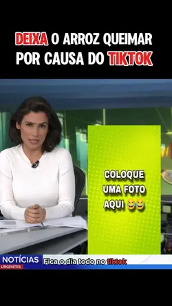 Só fica no tiktok 