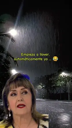 Empieza a llover