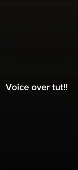 Voice over tutorial!