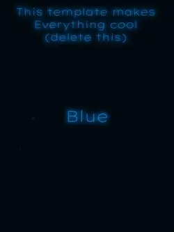 Blue aesthetic 