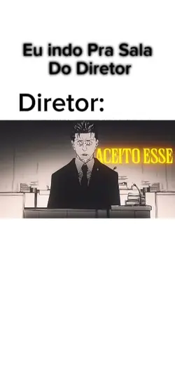 Eu não sala do diret