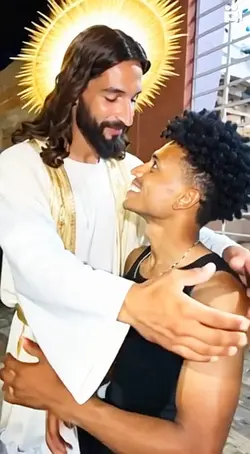 Jesus Abraçando 