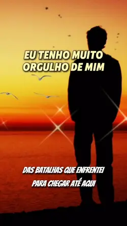 Tenho orgulho de mim