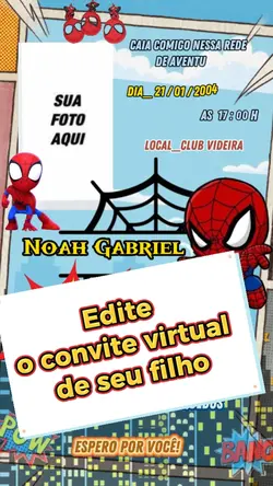 convite virtual 