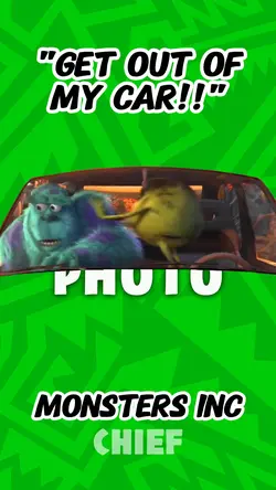Get out of my car
