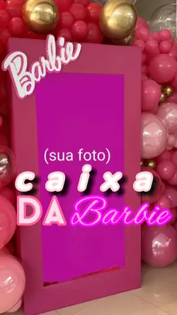caixa da Barbie 