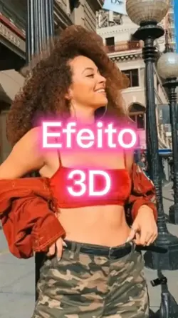 Efeito 3D na foto 