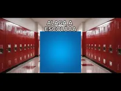 Tá alagando a escola