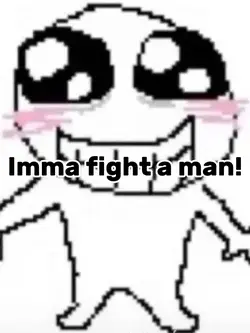 aimma fight a man!