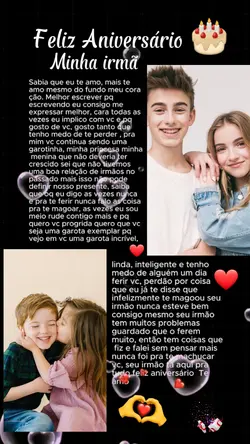Feliz Aniver Irmã 