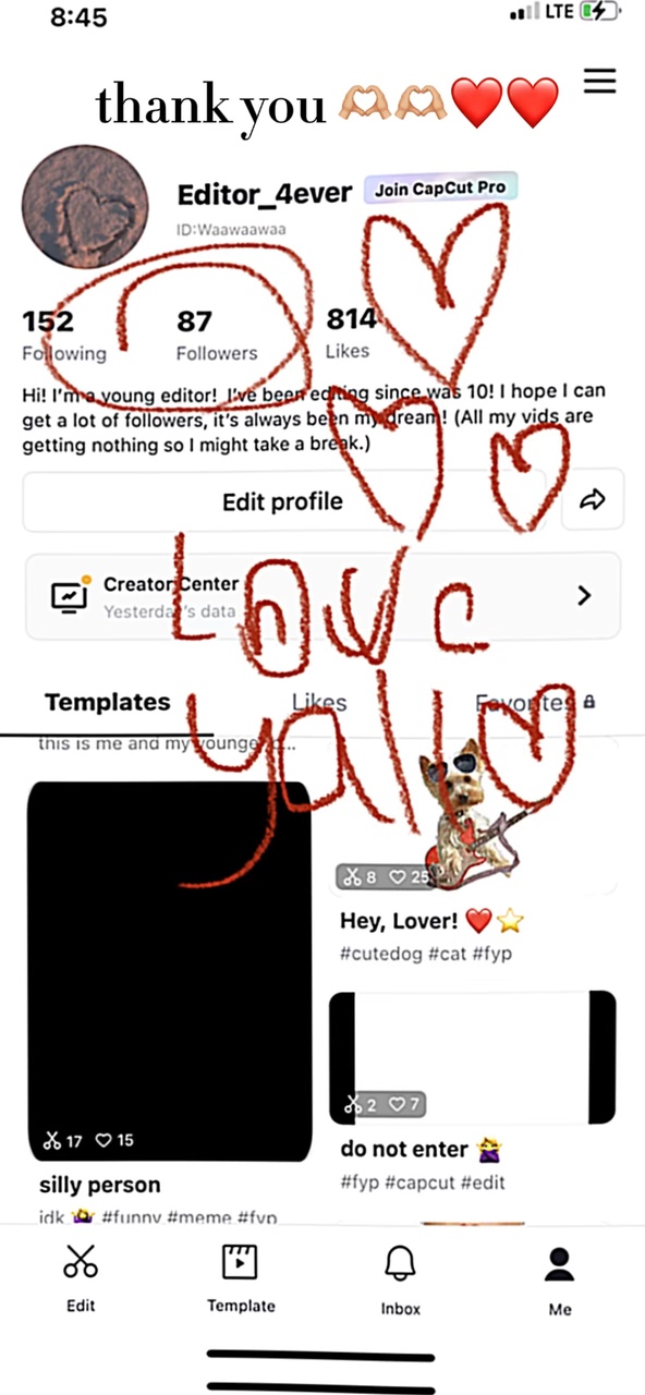capcut template cover