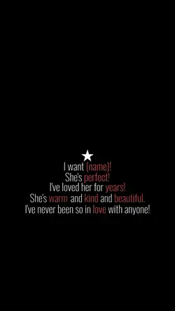 she's perfect!