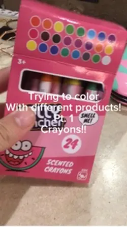 Pt.1 crayons!