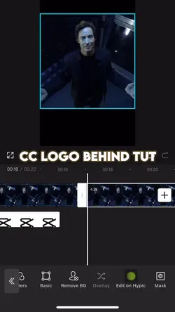 CC Logo behind tut
