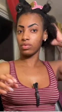 Braided ponytail 