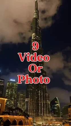 9 video or photo 
