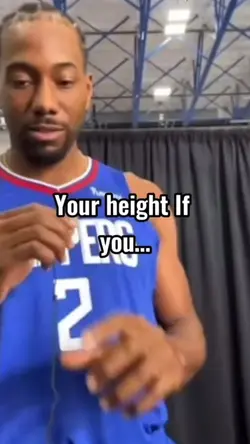 Your height if you 